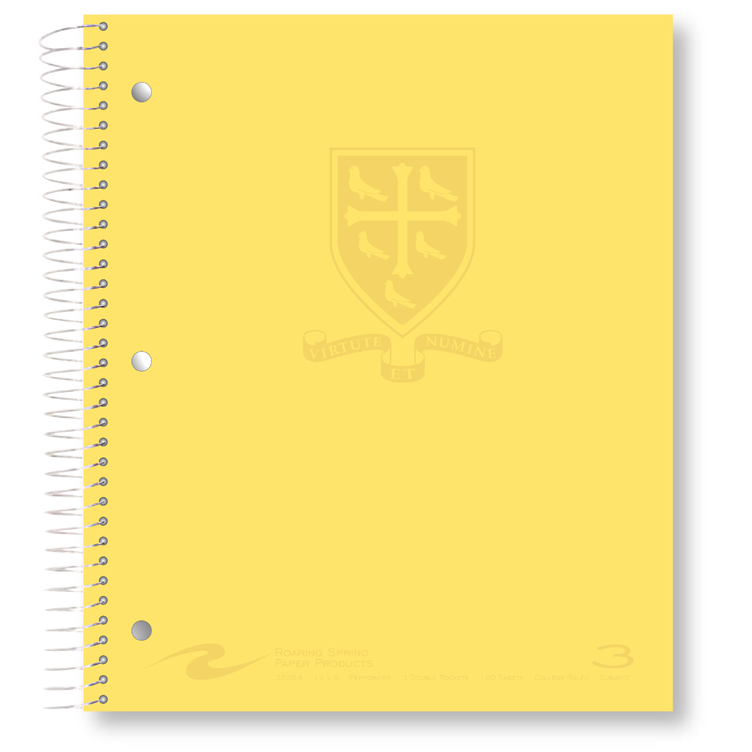 Westminster 3-subject Notebook