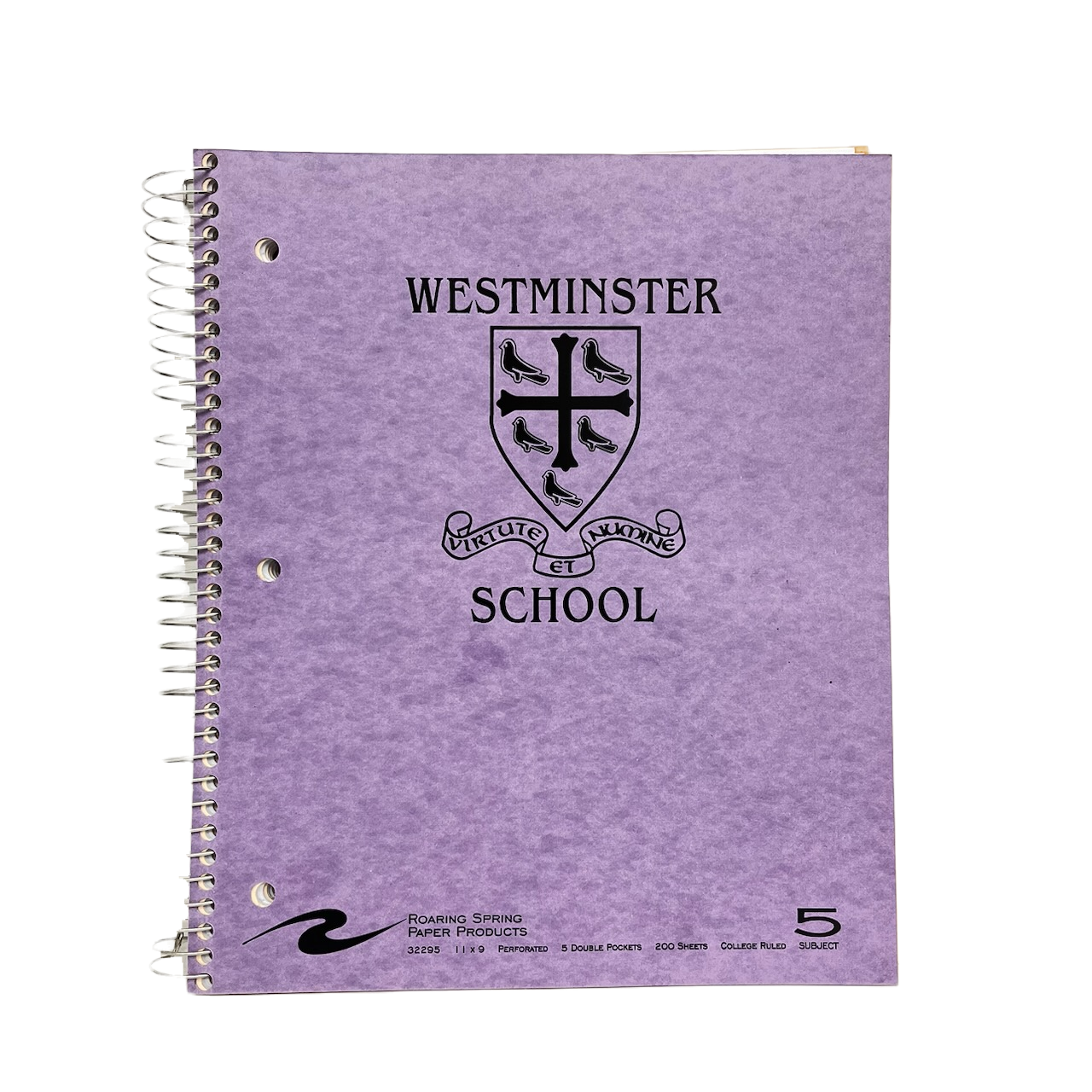 Westminster Notebook 5 subject