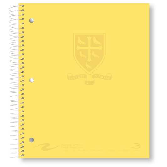 Westminster 3-subject Notebook
