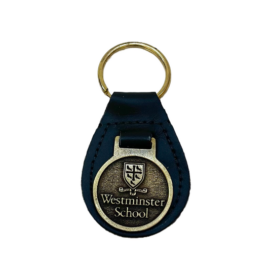 Leather & Brass Keychain