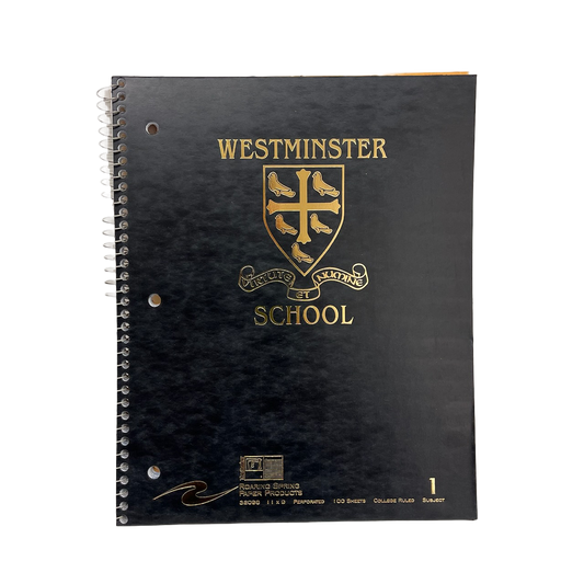 Westminster Notebook 1 subject