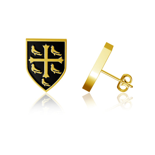 Dayna Designs Shield Earrings