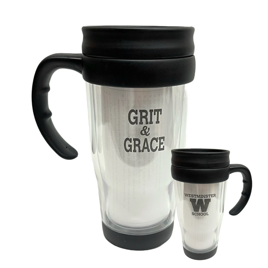 Clear Grit&Grace Travel Mug